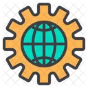 Global Network  Icon