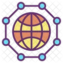 Eart Networkm Global Network Global Communication Icon