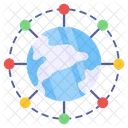 Global Network  Icon