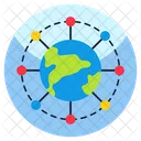 Global Network  Icon