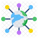 Global Network  Icon