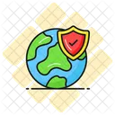 Global World Protection Icon