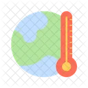 Global Warming Greenhouse Gas Temperature Rise Icon