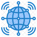 Welt Global WLAN Symbol