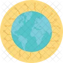 Global Netzwerk Verbindungen Symbol