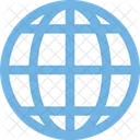 Global Network Planet Worldwide Icon