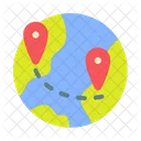 Globe World Location Icon