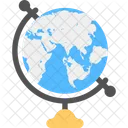 Education Globe Cartography Icon