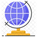 Globe World Map Icon