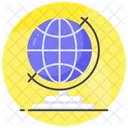 Globe World Map Icon