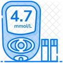 Glucometer Sugar Test Glucose Monitoring Icon