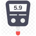 Glucometer Sugar Test Glucose Monitoring Icon