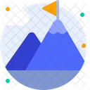 Goal Mountain Success Icon