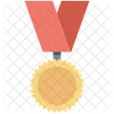 Gold Medaille Gewinner Symbol