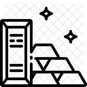 금 금괴 금괴 아이콘