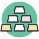 Gold Ingot Cubes Icon