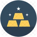 Gold Barren Ziegel Symbol