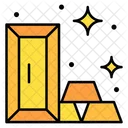 Gold Bars Gold Bricks Gold Ingots Icon