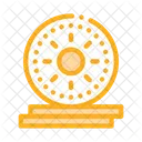 Golden Coins Aztec Icon