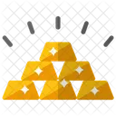 Gold Stack Gold Ingots Gold Bars Icon