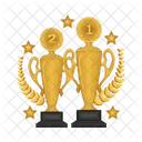 Gold Trophy Icon