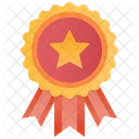 Golden Badges Star Icon