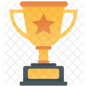 Golden Trophae Gewinner Symbol