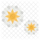 Golden Arabesque Decoration Beautification Icon