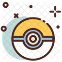 Goldene Schnatze Pokemon Cartoon Symbol