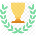 Golden Trophy Cup Icon