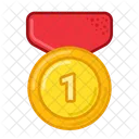 Gold Medaille Preis Symbol