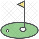 Golf Course Flag Icon