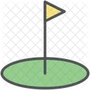 Golf Course Flag Icon