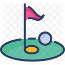 Flag Golf Sport Icon