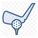 Golf Tee Ball Icon