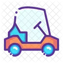 Golf Cart Car Icon