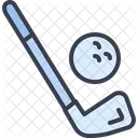 Golf Club Golf Stick Golf Ball Icon