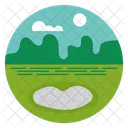 Golf Field Golf Course Golf Club Icon