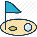 Golf Golf Flag Golf Hole Flag Icon