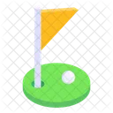 Sportflagge Spielbanner Golfflagge Symbol