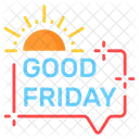 Good Friday Typography 아이콘