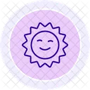 Good Sun Color Circle Icon Icon