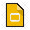 Google Slide Powerpoint Keynote Icon