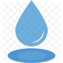 Aqua Gota Agua Icono