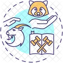 Government Involvement Animal Icon