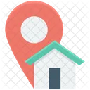 Gps Home House Icon