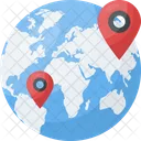 Location Map Geolocation Icon