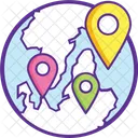 Gps Global Posicionamiento Icono