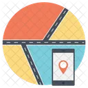 Gps Journey Travel Icon