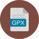 Gpx Arquivo Formato Ícone